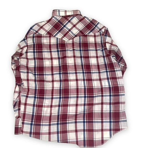 Vintage LEE Brand Western Shirts Pearl Snap Plaid Multicolor Size XXL - Picture 2 of 6